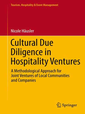 cover image of Cultural Due Diligence in Hospitality Ventures